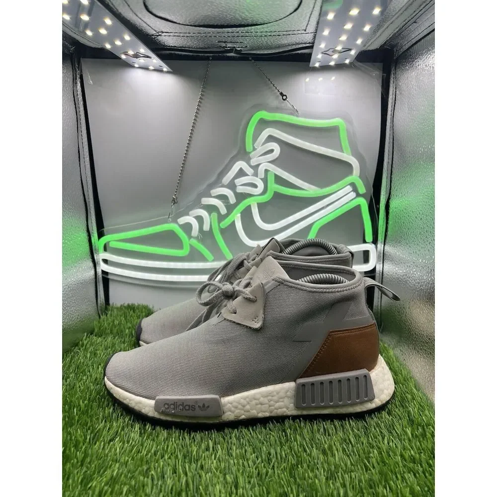 Adidas Mens NMD C1 TR Trail Gray Chukka Boots Size 7 S81835‎